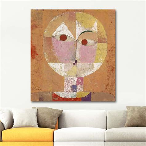 Paul Klee – Senecio (1922): Iconic Abstract Painting Blending Geometry and Symbolism