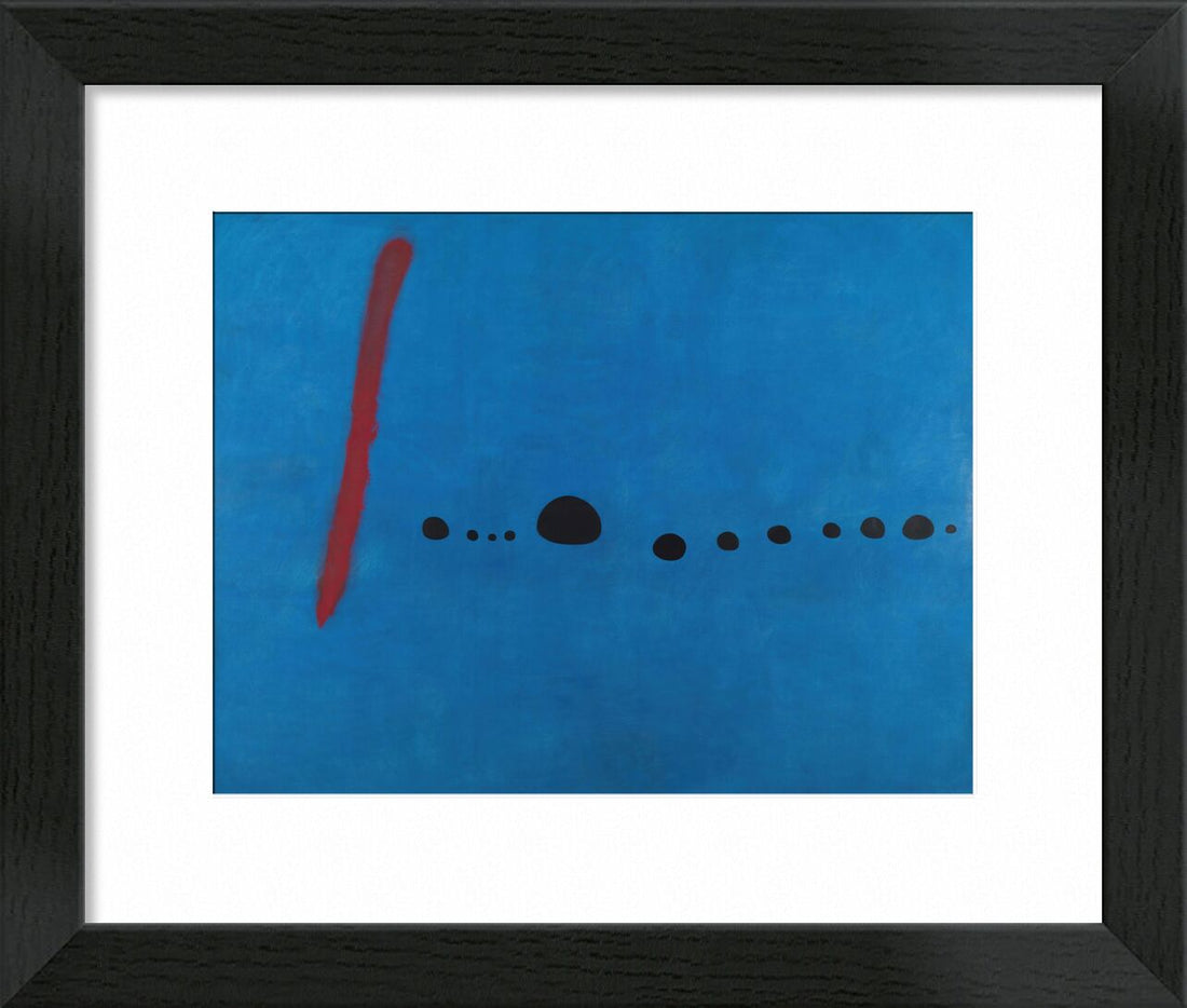 Joan Miró – Blue II (1961): Minimalist Abstract Painting of Poetic Simplicity