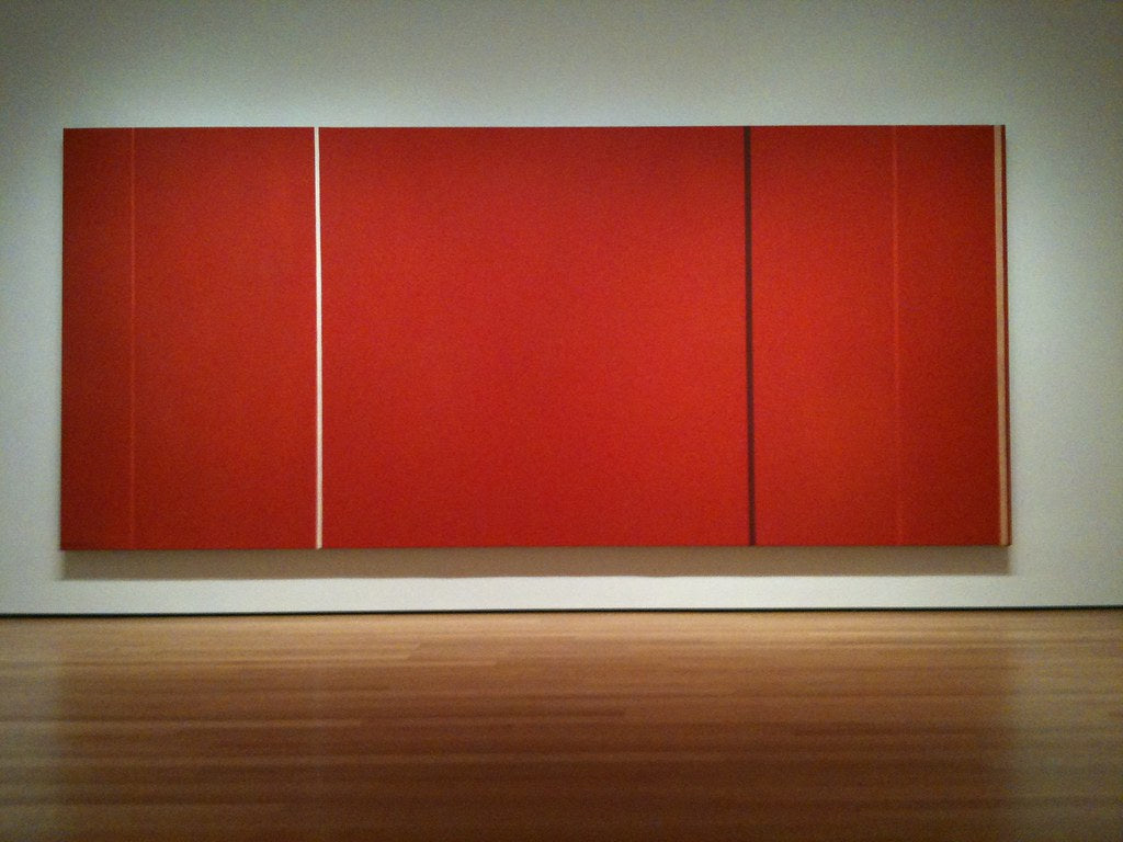 Barnett Newman – Vir Heroicus Sublimis (1950–51): Monumental Abstract Painting of the Color Field Movement