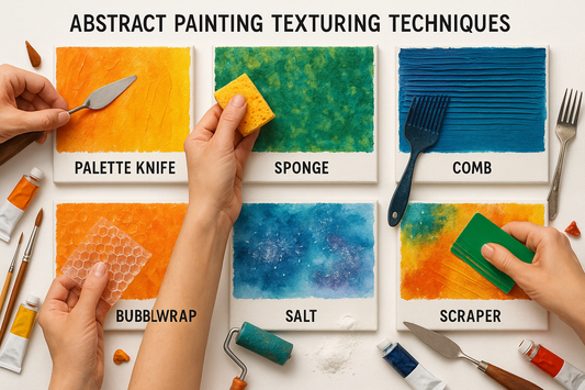 Texturing with Tools & Materials in Abstract Painting: A Step-by-Step Guide
