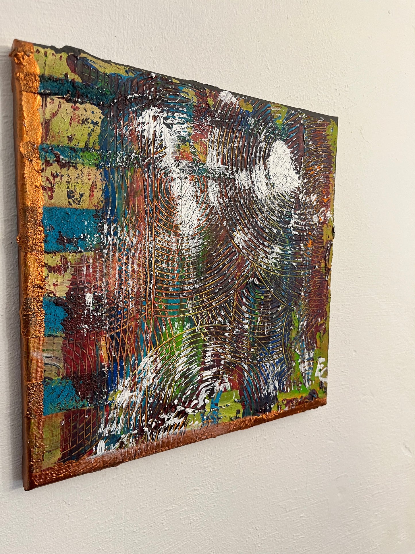 Original Painting “The Fracture” – Artwork of Transformation: When the Surface Breaks