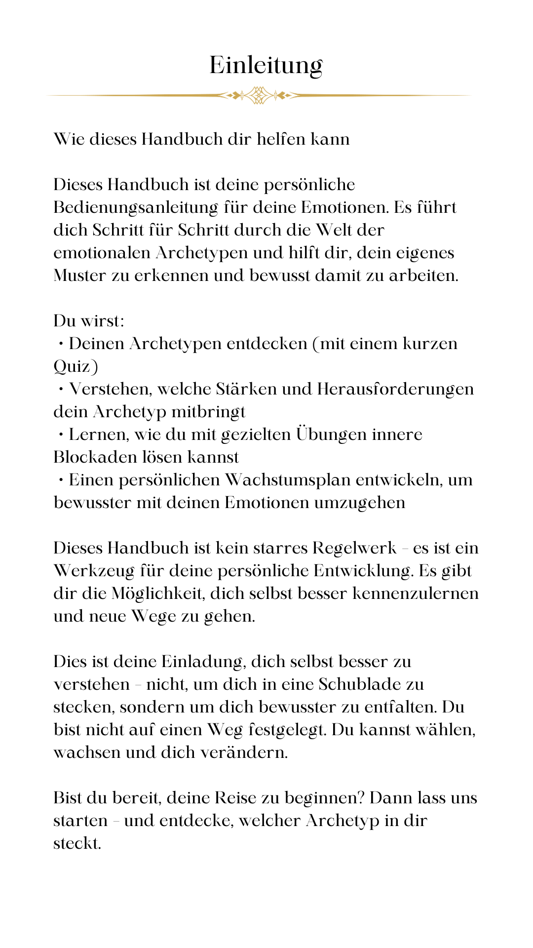 Der Archetypen Guide