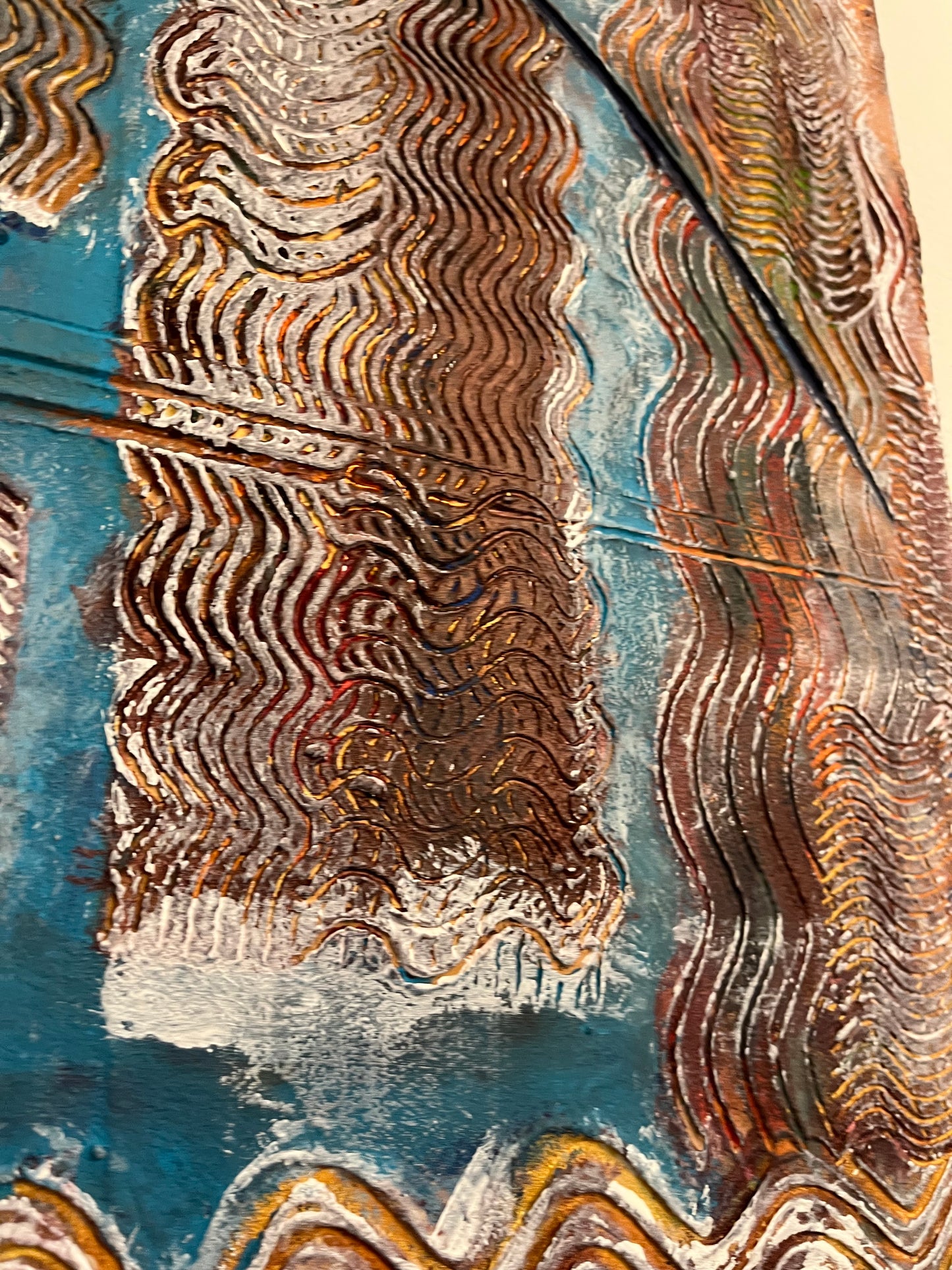 Original Painting “The Stillness” – Artwork of Calm, Reflection, and Winter Clarity