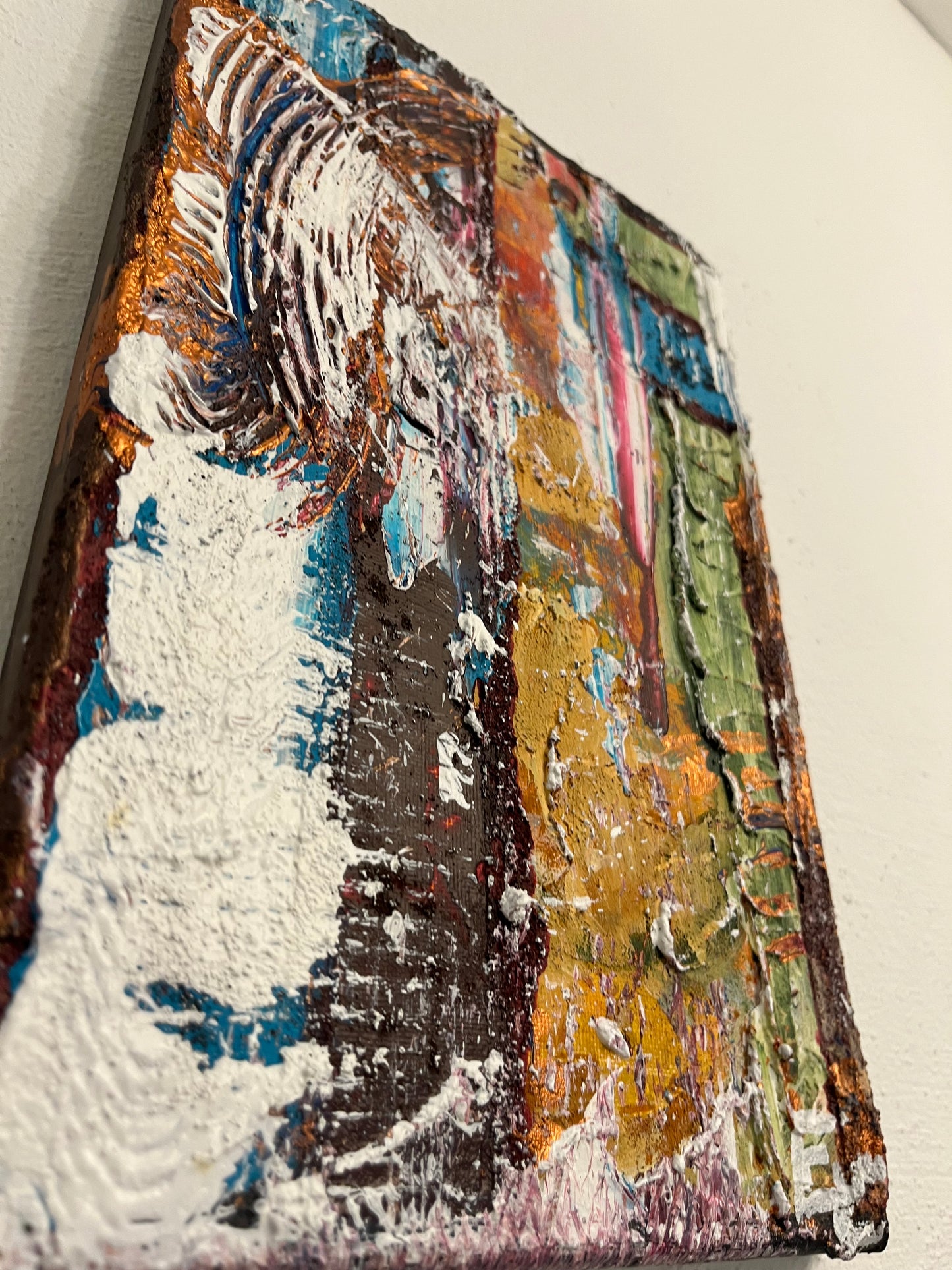 Original Painting “The Time Leap” – Movement, Memory, and a Portal Through Time
