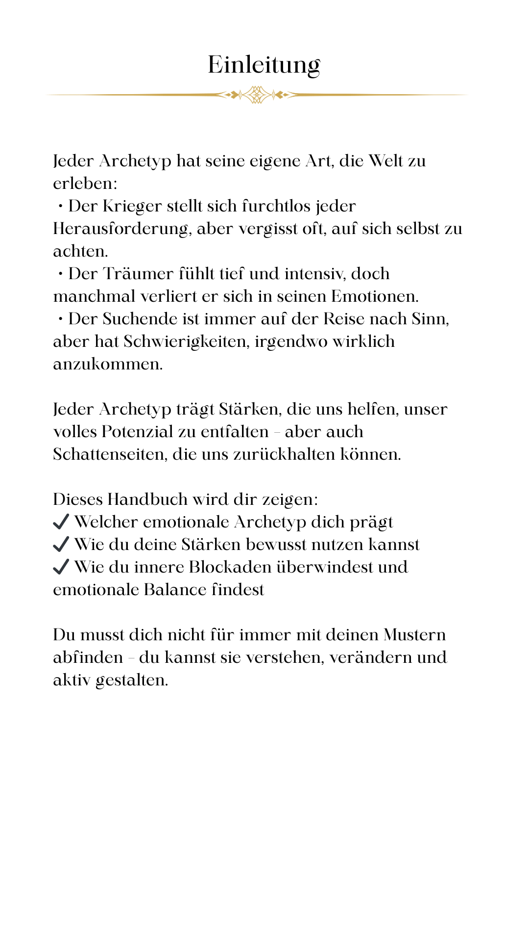 Der Archetypen Guide