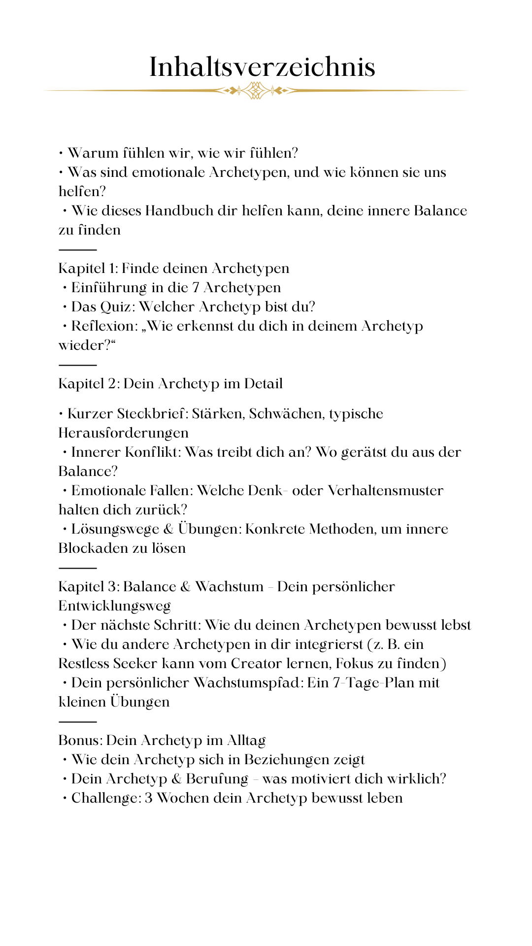 Der Archetypen Guide