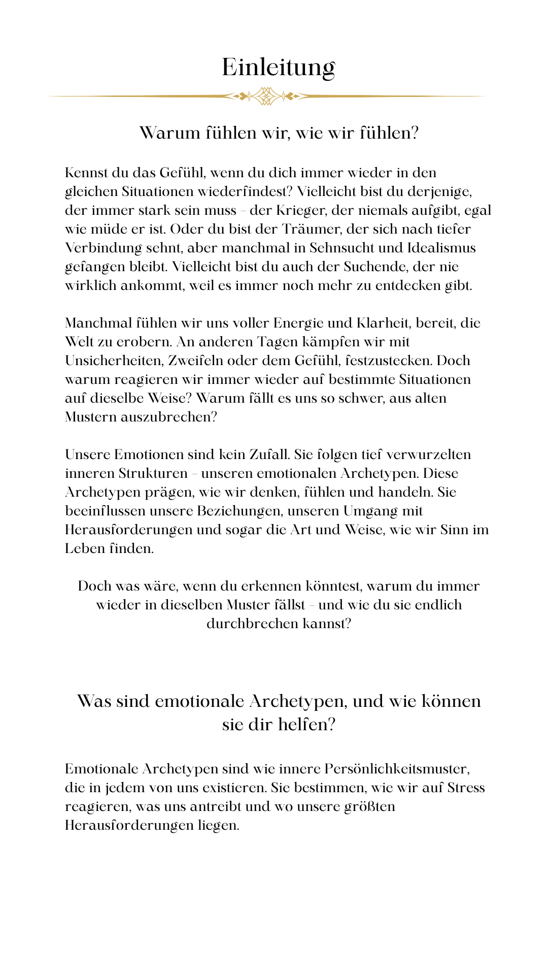 Der Archetypen Guide