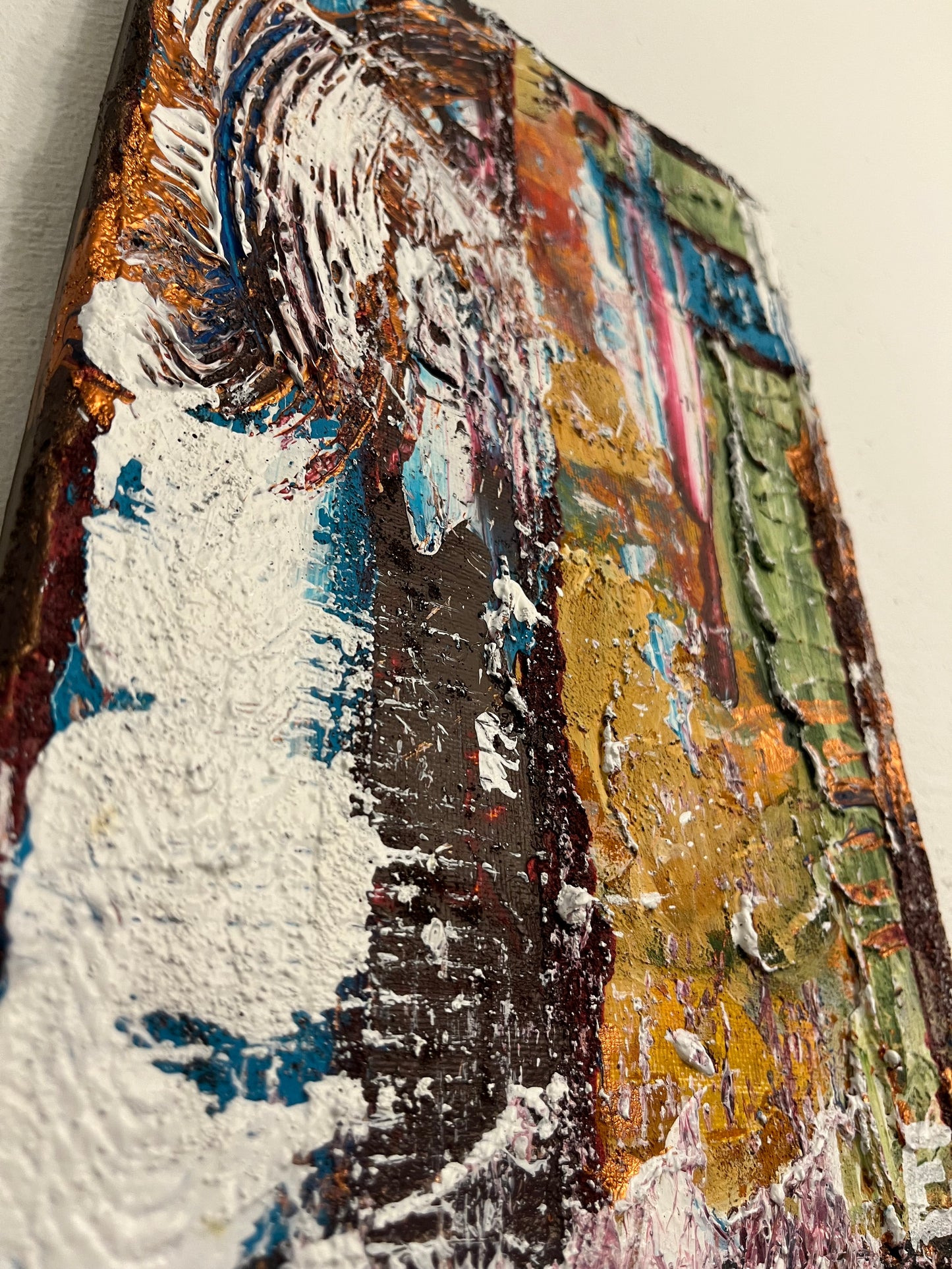 Original Painting “The Time Leap” – Movement, Memory, and a Portal Through Time