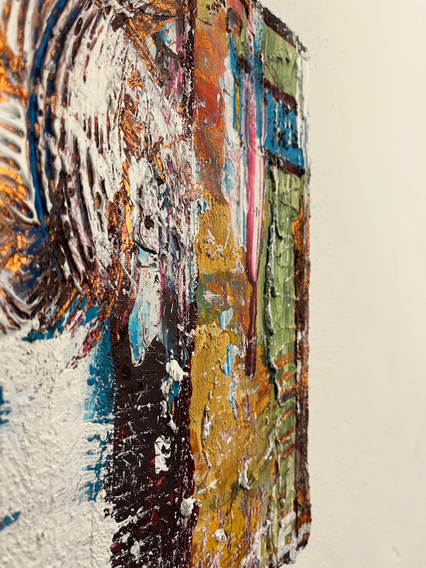 Original Painting “The Time Leap” – Movement, Memory, and a Portal Through Time