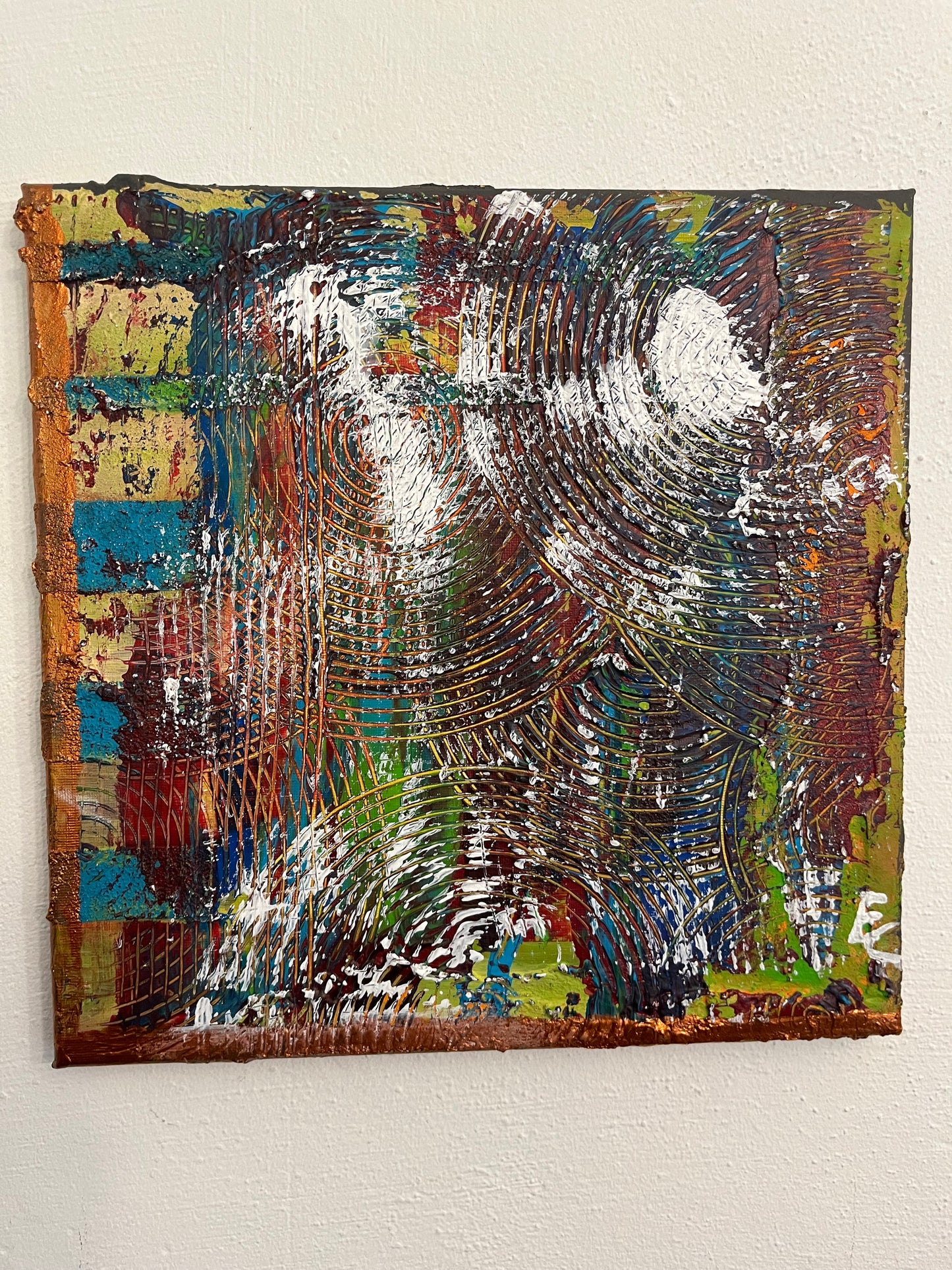 Original Painting “The Fracture” – Artwork of Transformation: When the Surface Breaks