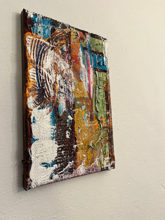 Original Painting “The Time Leap” – Movement, Memory, and a Portal Through Time