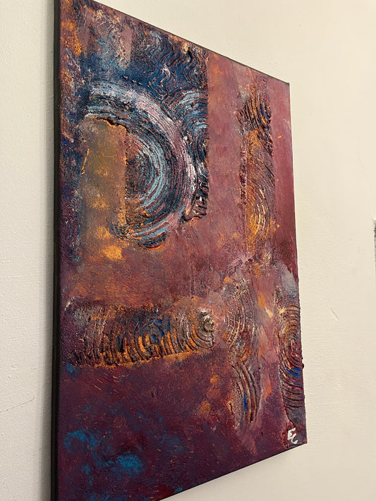 Original Painting “The Shades” – Abstract Art as a Mirror of Inner Transformation